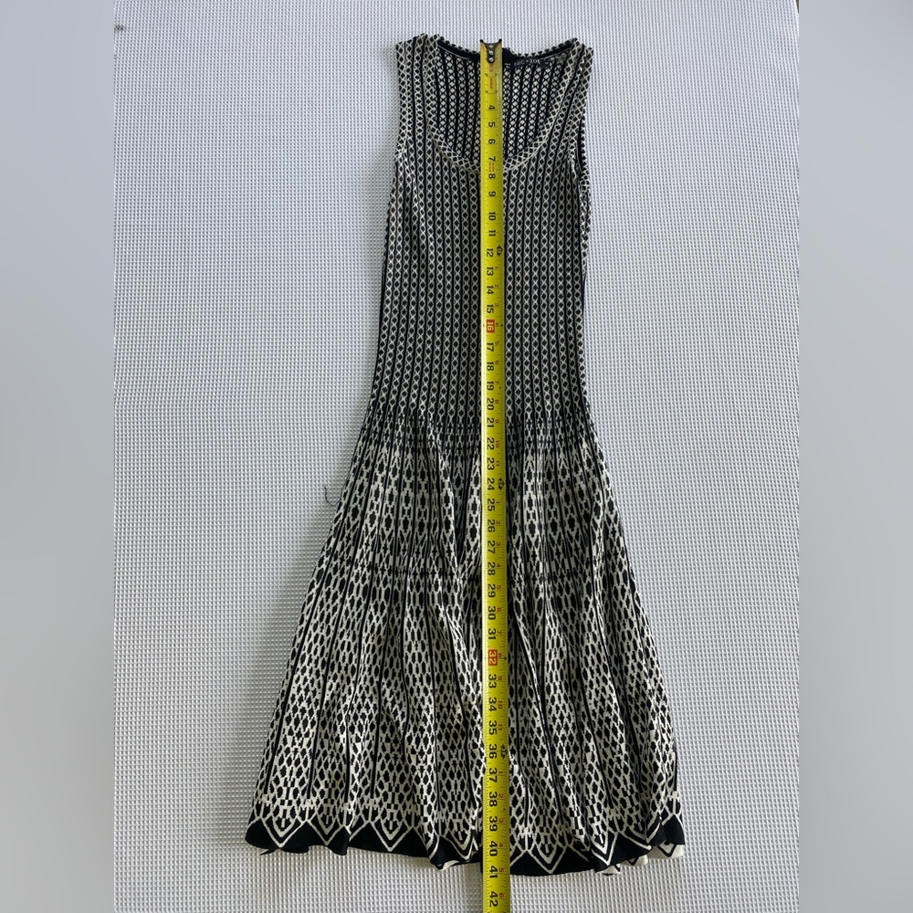 NIC+ZOE Black and White Geometric Maxi Dress - Picture 5 of 6